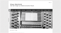 Desktop Screenshot of klaus-weinhold.com