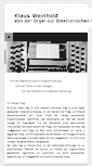 Mobile Screenshot of klaus-weinhold.com